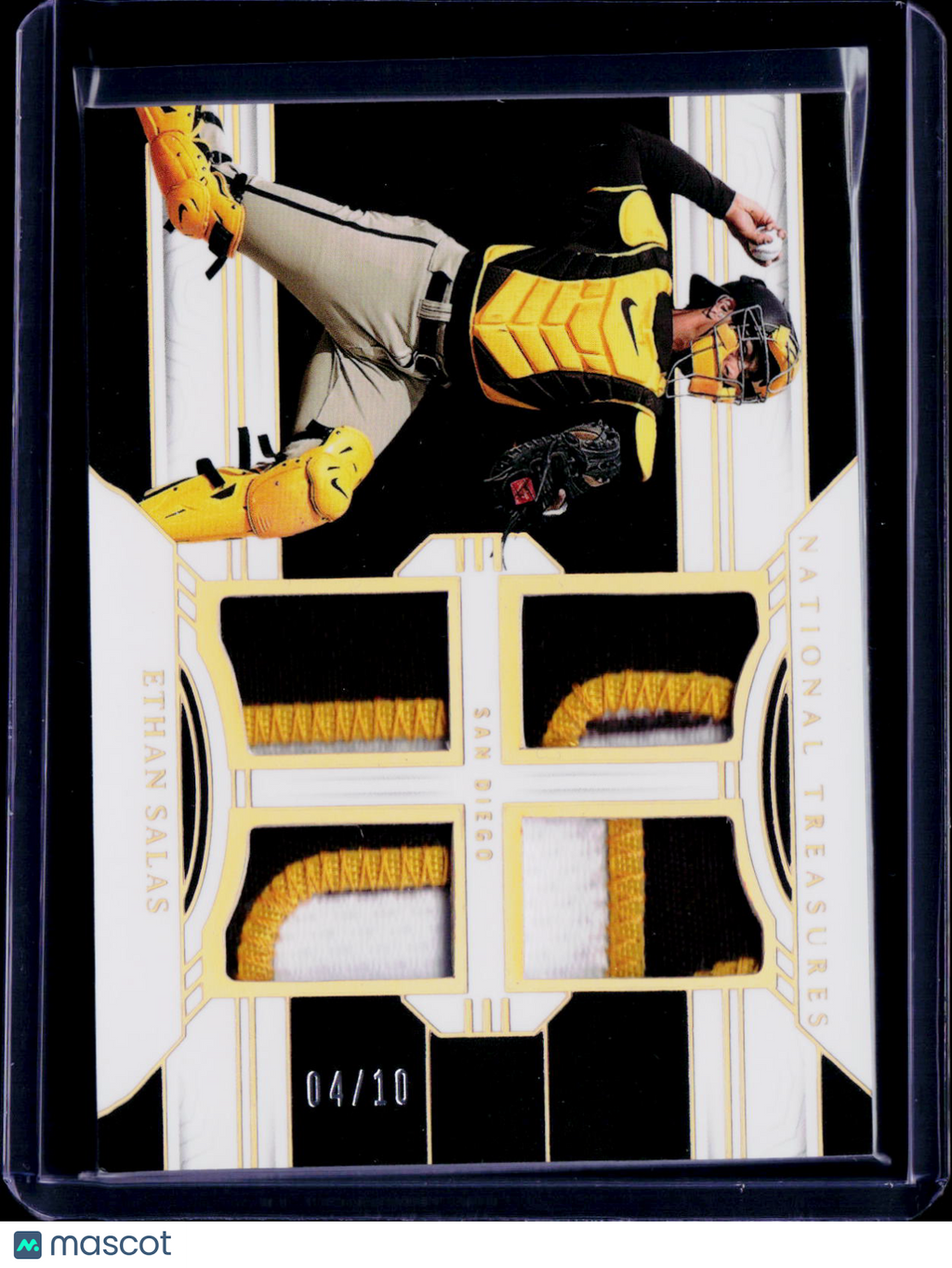 2024 National Treasures Ethan Salas Gold Quad Patch 04/10