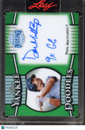 2025 Leaf Bronx Legacy Don Mattingly Doodles Auto 1/2