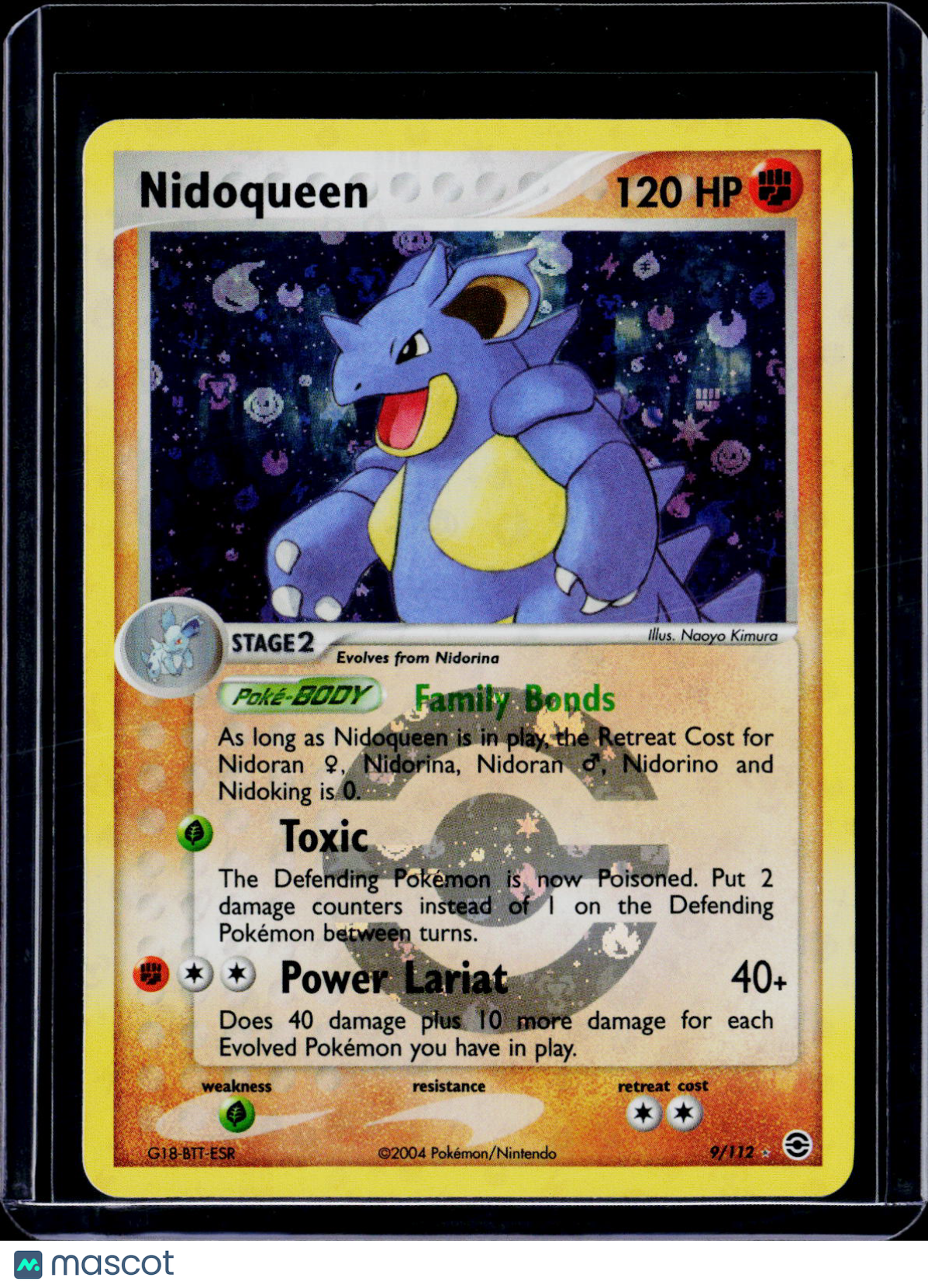 Pokemon Nidoqueen Pokeball Reverse Holo 9 112