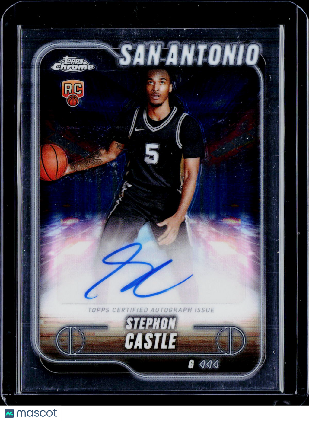 2024-25 Topps Chrome Stephon Castle Autograph RC