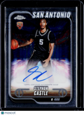 2024-25 Topps Chrome Stephon Castle Autograph RC
