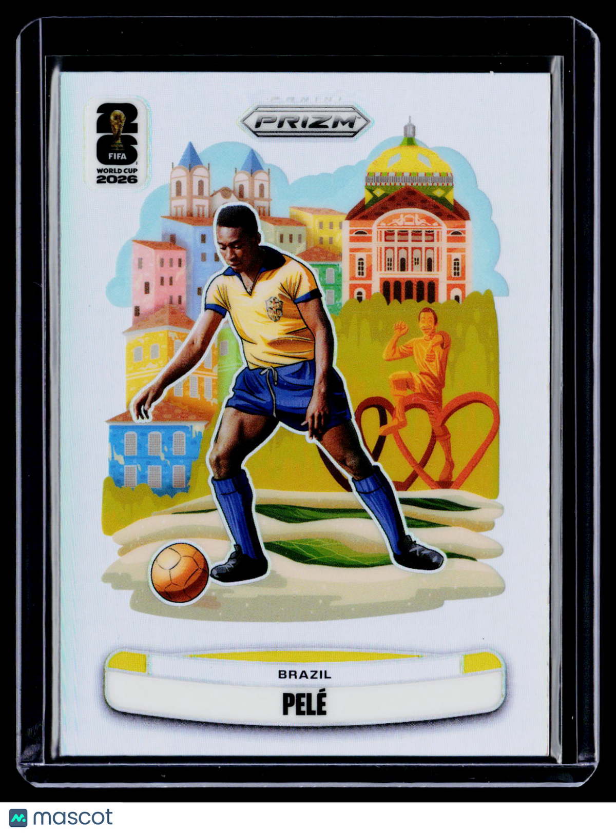 2026 Prizm World Cup Pele National Landmarks Case Hit SSP