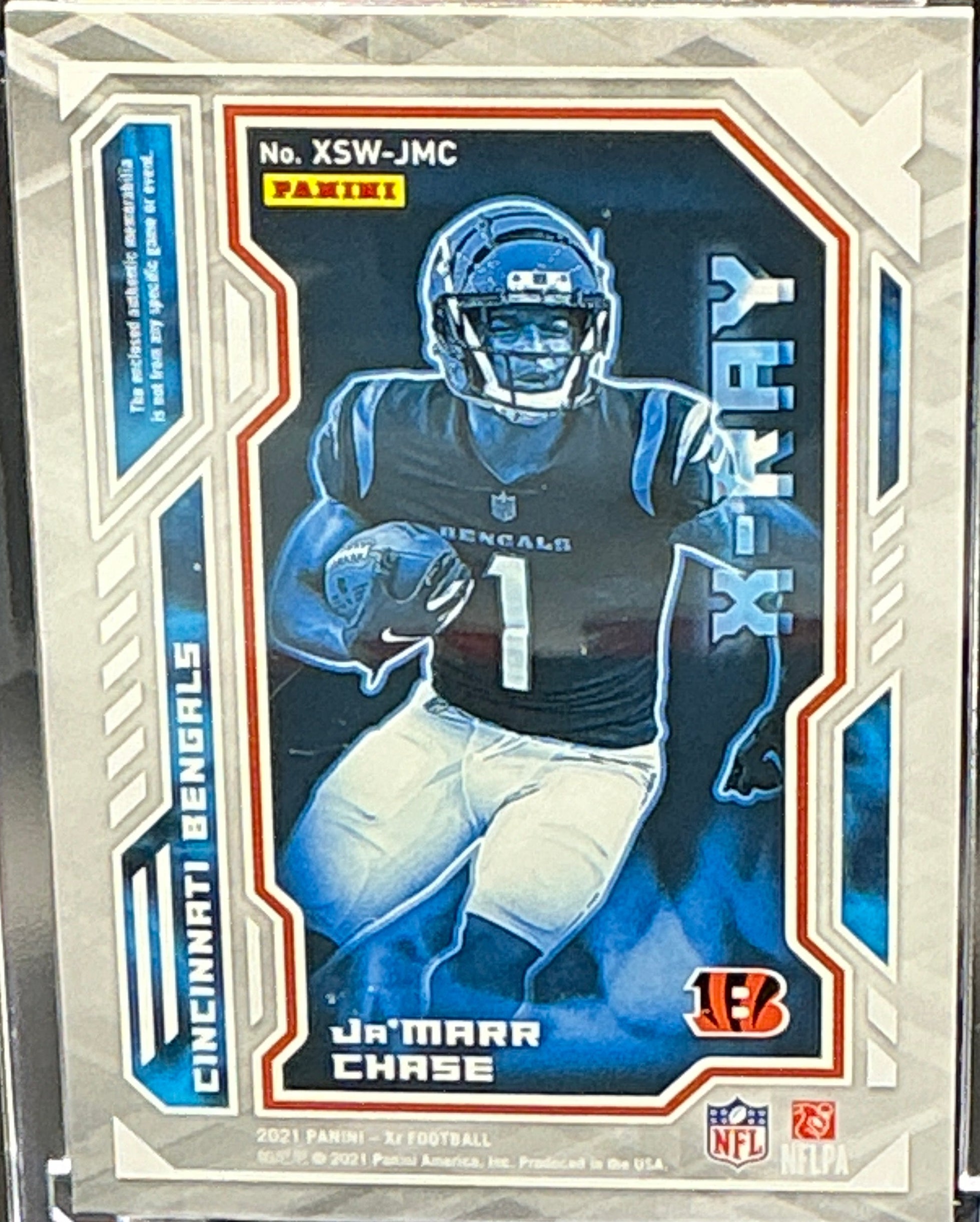 2021 Panini XR Ja’Marr Chase X-RAY Patch 27/75