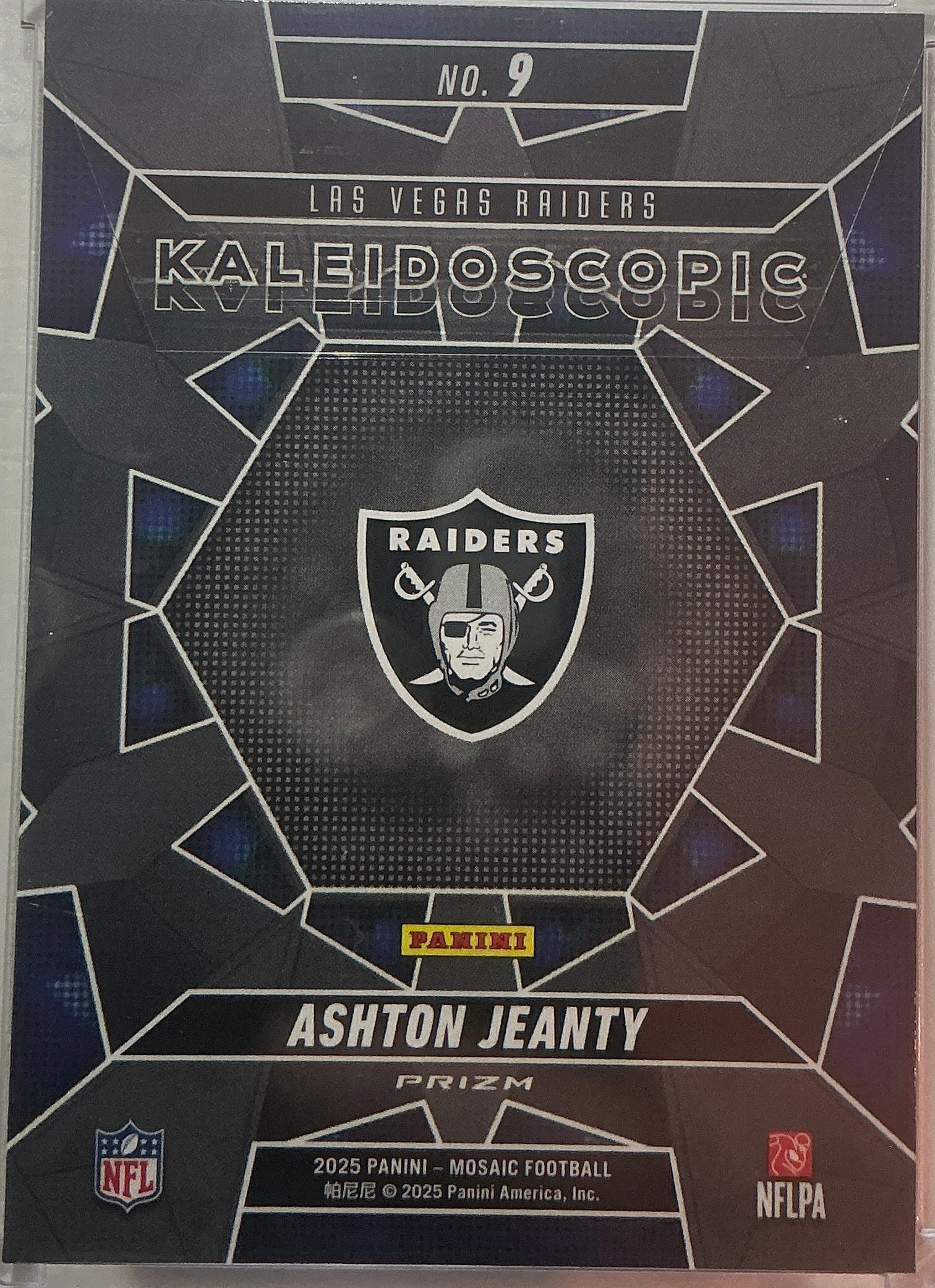 2025 Panini Mosaic Prizm Ashton Jeanty Kaleidoscopic