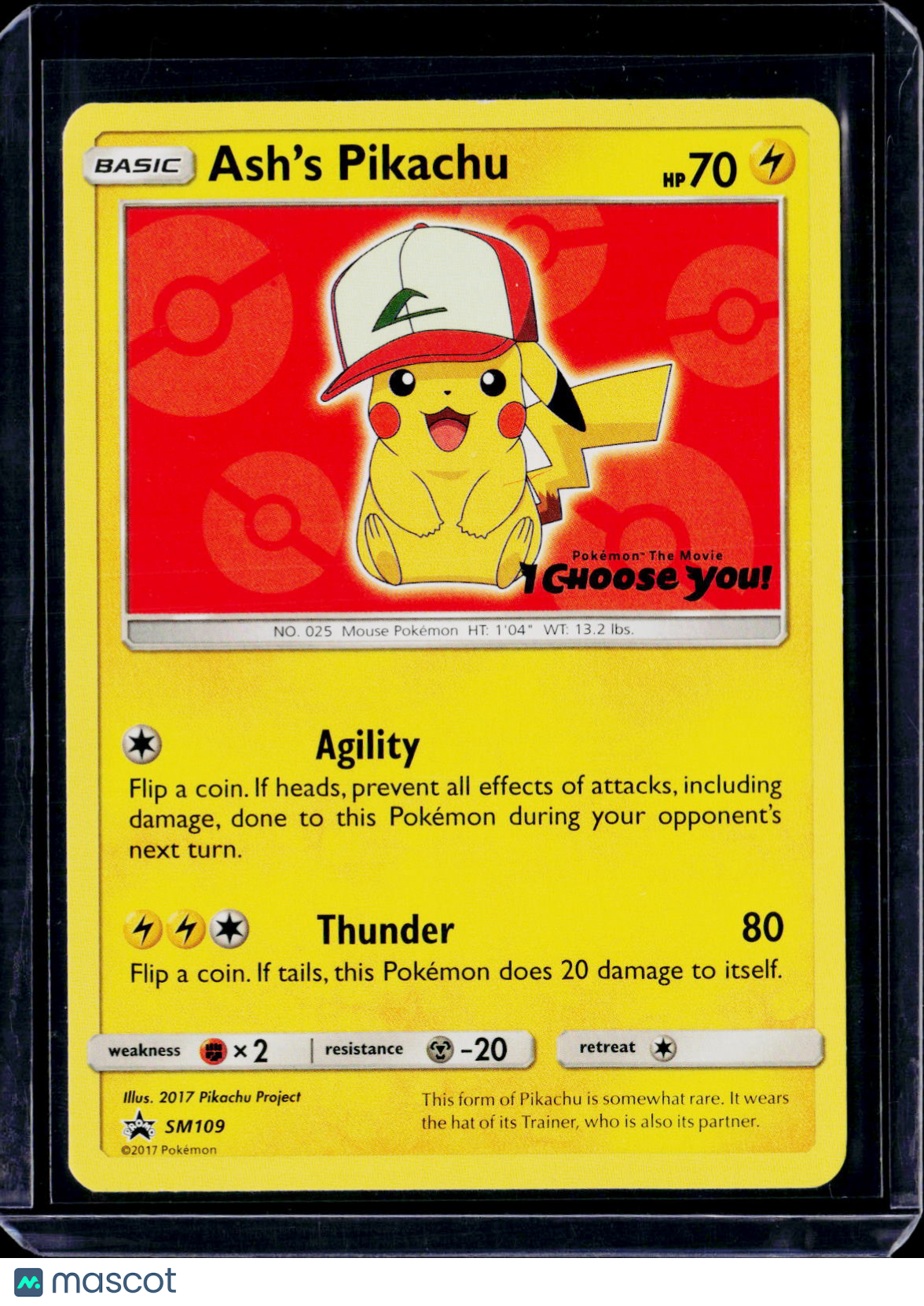 Ash's Pikachu Promo SM109