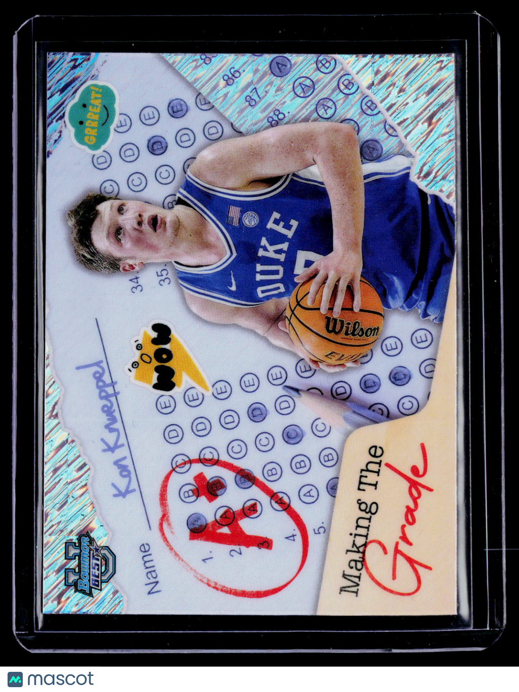 2024-25 Bowmans Best University Kon Knueppel Making The Grade Shimmer