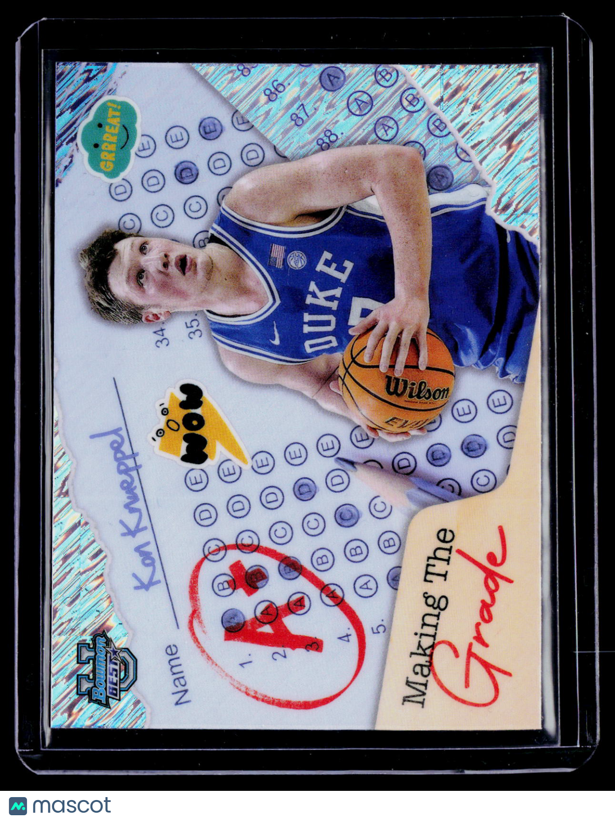 2024-25 Bowmans Best University Kon Knueppel Making The Grade Shimmer
