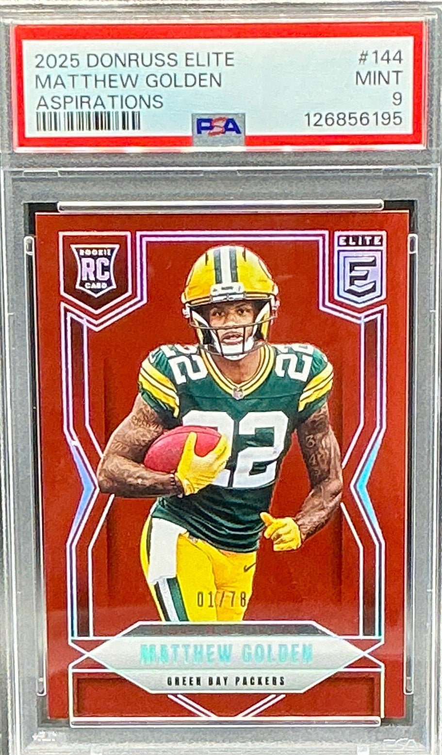 2025 Elite Mathew Golden RC 01/78