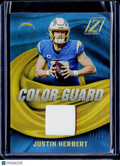 2022 Zenith Justin Herbert Color Guard Patch 41/50