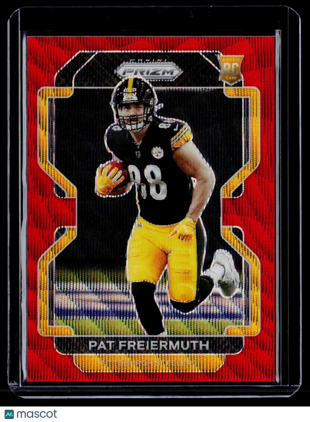 2021 Prizm Pat Freiermuth Rookie Red Wave 56/149 RC