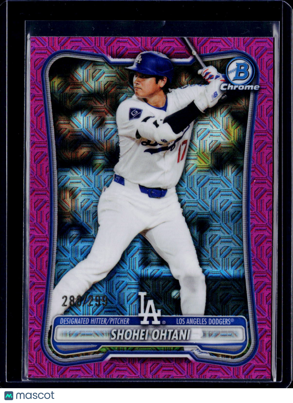 2026 Topps Bowman Chrome Shohei Ohtani Pink Mojo 288/299