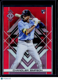 2025 Topps Transcendent Chandler Simpson Red 2/5