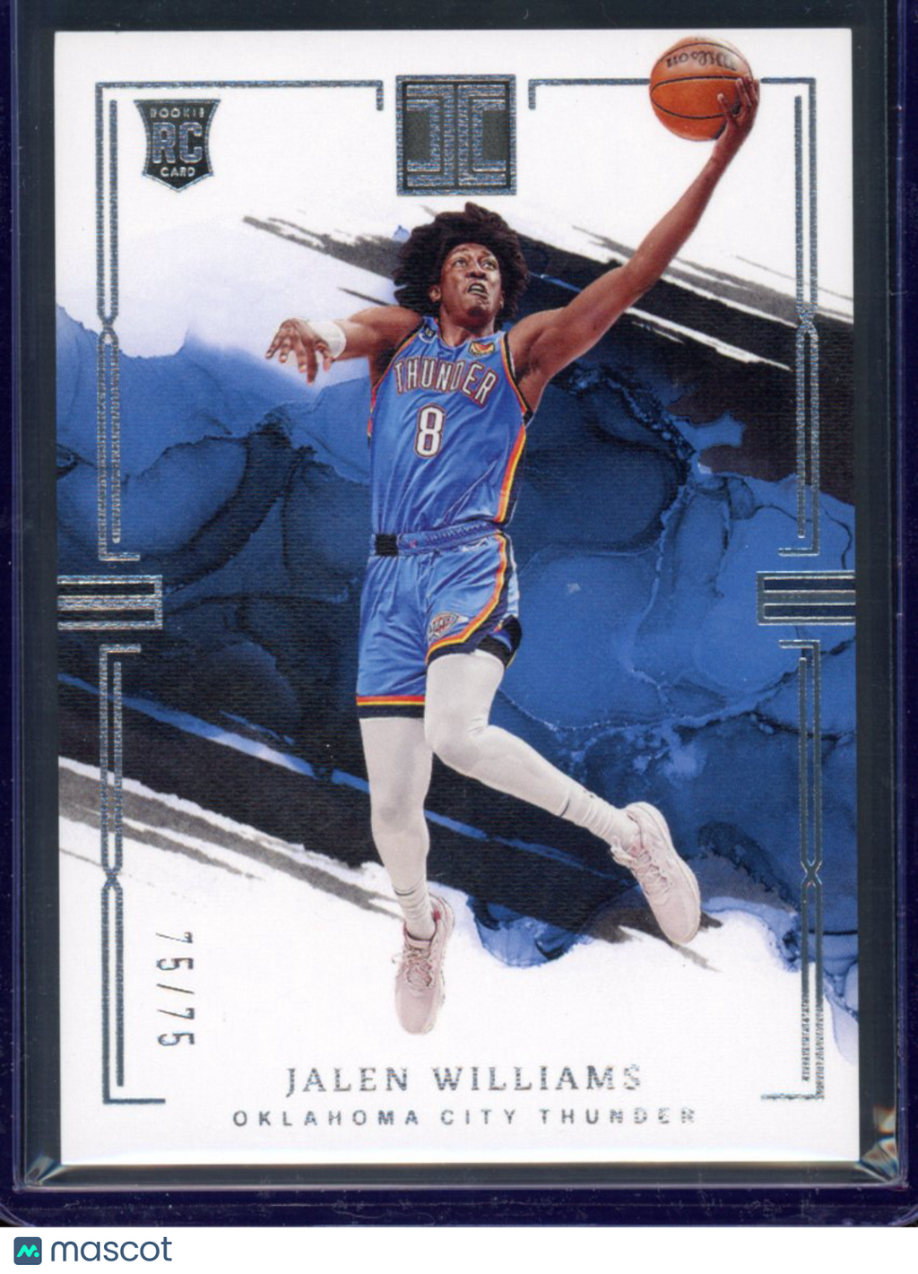 2022-23 Panini Impeccable Jalen Williams Silver Rookie 75/75 RC