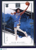 2022-23 Panini Impeccable Jalen Williams Silver Rookie 75/75 RC