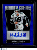 2025 Prizm Black Mark Gastineau Blue Sensational Signatures Auto 11/49