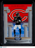 2025 Certified Caleb Williams Franchise Foundations Red 33/149