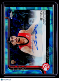 2025 Topps Chrome Update Asa Newell Rookie Blue Lava Lamp Auto 67/175 RC