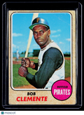 1968 Topps Roberto Clemente "Bob" Poor Condition