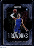 2023-24 Prizm Draft Picks Victor Wembanyama Fireworks