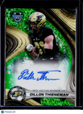 2024 Bowman U Best Dillon Thieneman Green Mini Diamond Auto /99