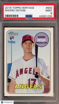 2018 Topps Heritage Shohei Ohtani Rookie PSA 9 RC