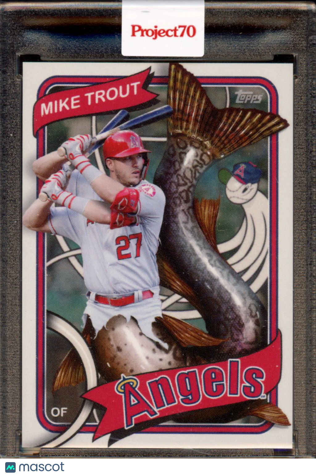 2021 Topps Project 70 Mike Trout Greg Simkins 589