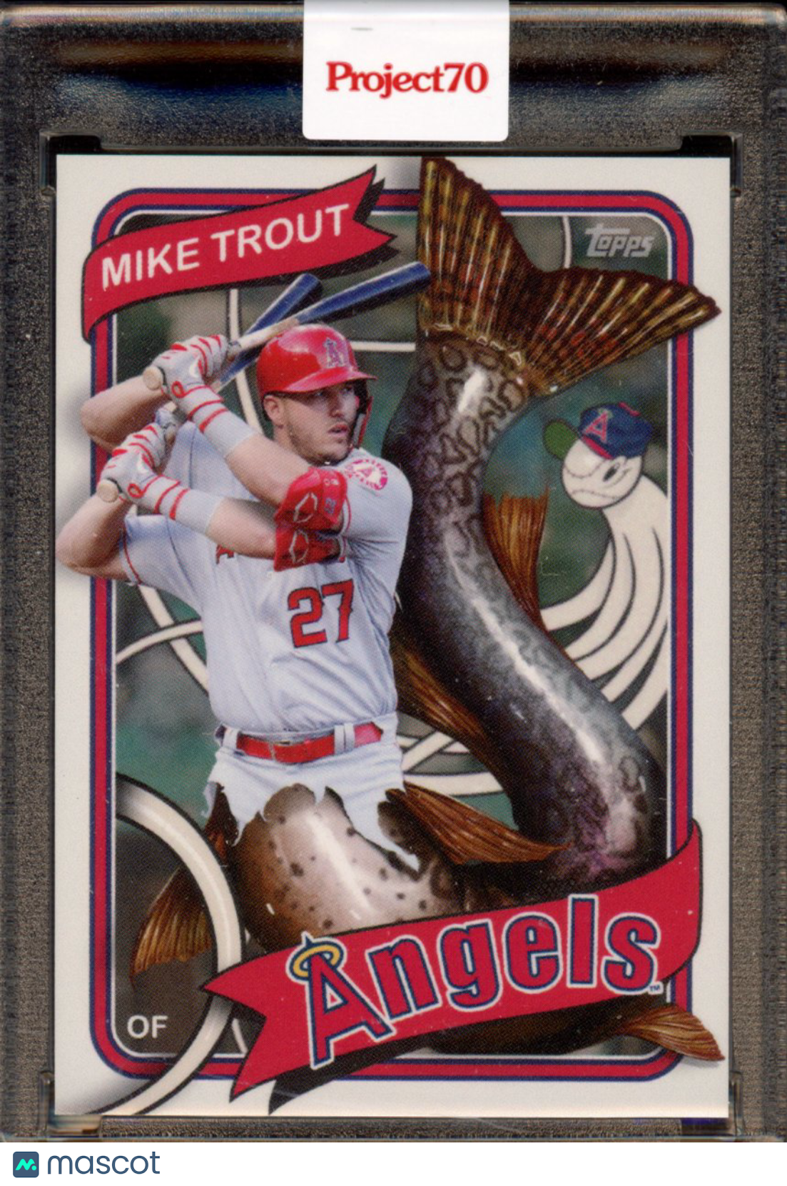 2021 Topps Project 70 Mike Trout Greg Simkins 589