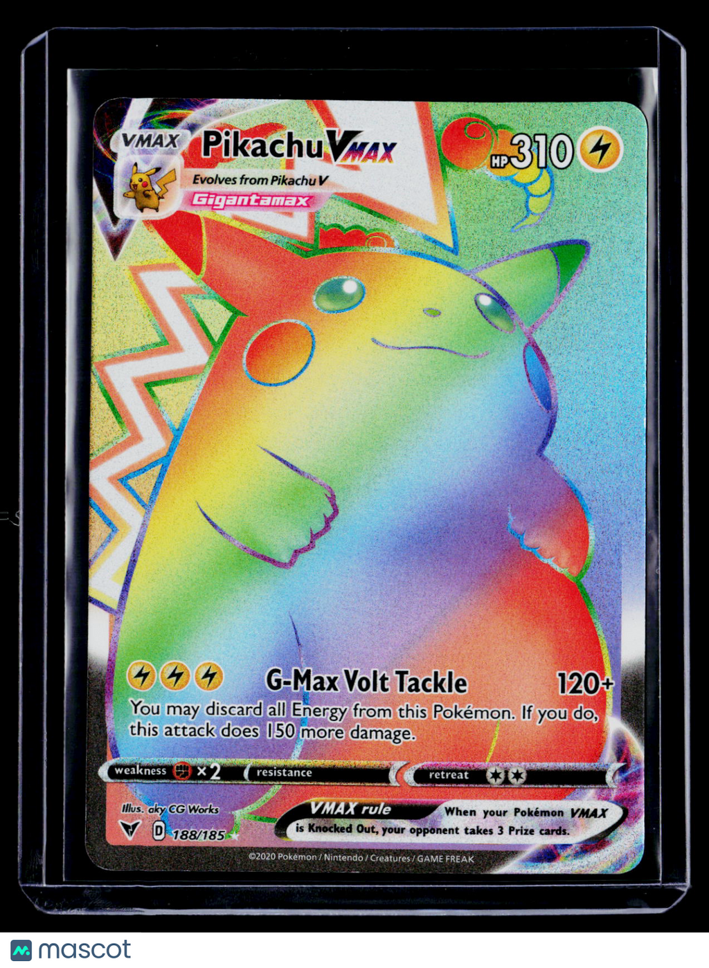 Pokemon Pikachu V Max 188 185
