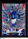 2025 Topps Resurgence Malik Nabers Silver Surge Auto