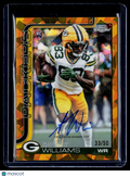 2025 Topps Chrome Sapphire Savion Williams Rookie Gold Auto 33/50 RC