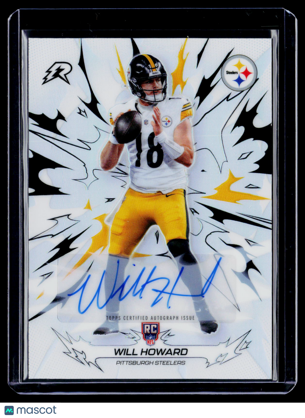 2025 Topps Resurgence Will Howard Rookie Silver Auto RC