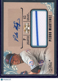 2014 Topps Triple Threads Pedro Martinez Patch Auto 4/10