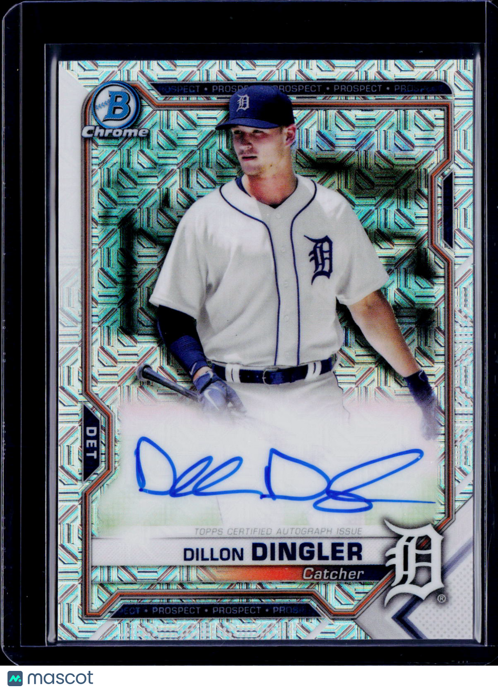 2021 Bowman Chrome Dillon Dingler Mojo Prospect Auto
