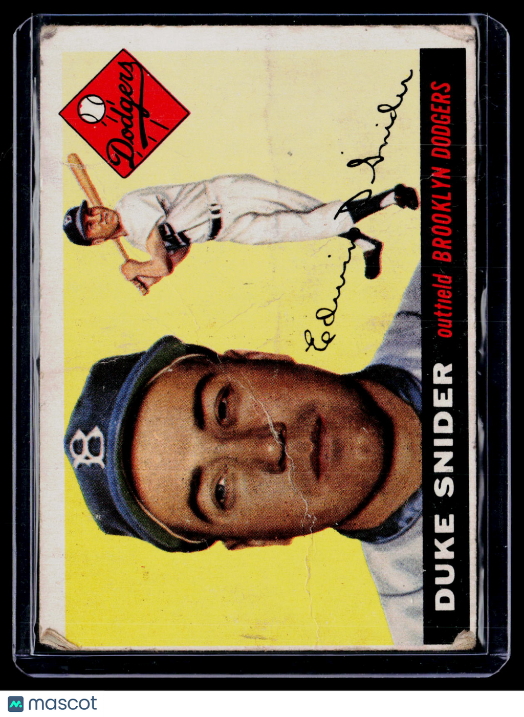 1955 Topps Duke Snider 210 Poor Condition
