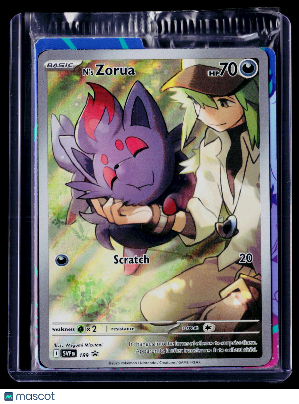 Pokemon N's Zorua 189 Promo