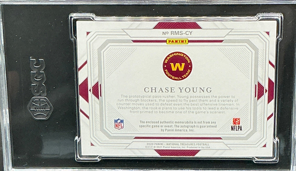2020 National Treasure Chase Young Rookie Material Auto 32/99