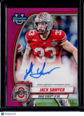 2024 Bowman Chrome U Jack Sawyer Auto Fuchsia Refractor 143/150