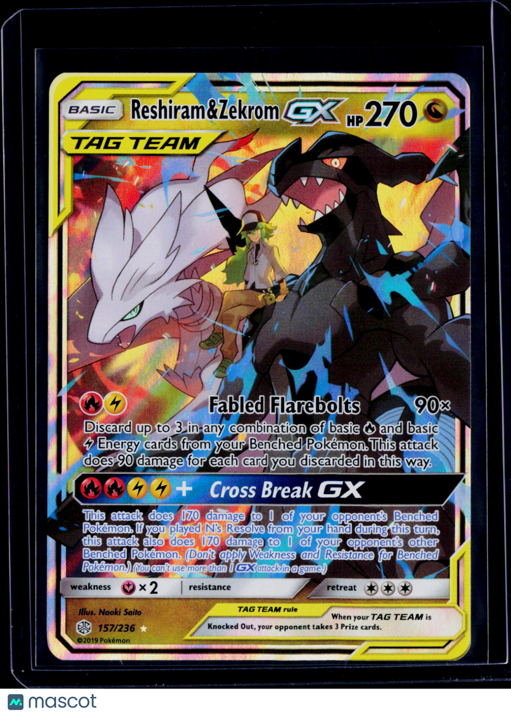 Reshiram & Zekrom GX 157/236