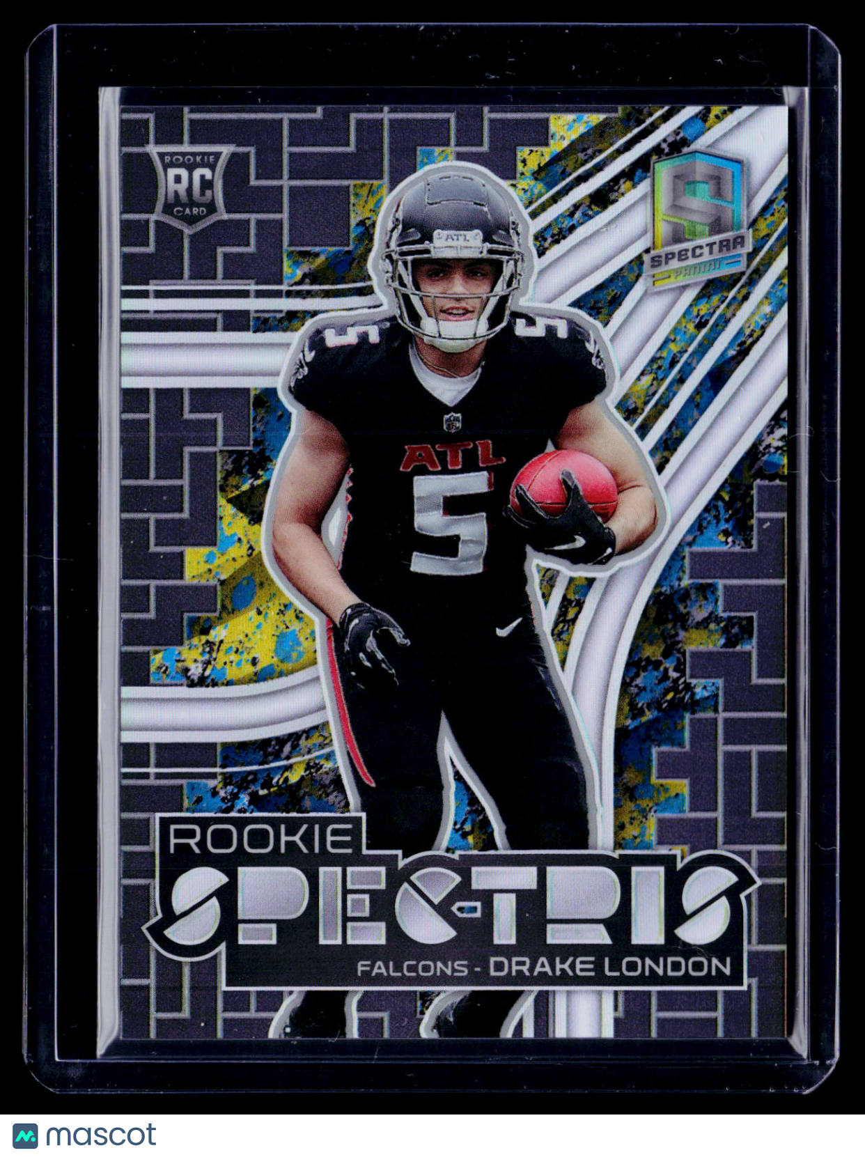 2022 Spectra Drake London Rookie Spectris 5/8 Jersey Number RC