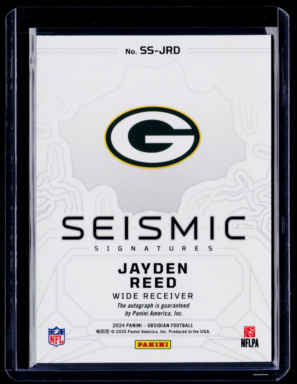 2024 Obsidian Jayden Reed Seismic Auto