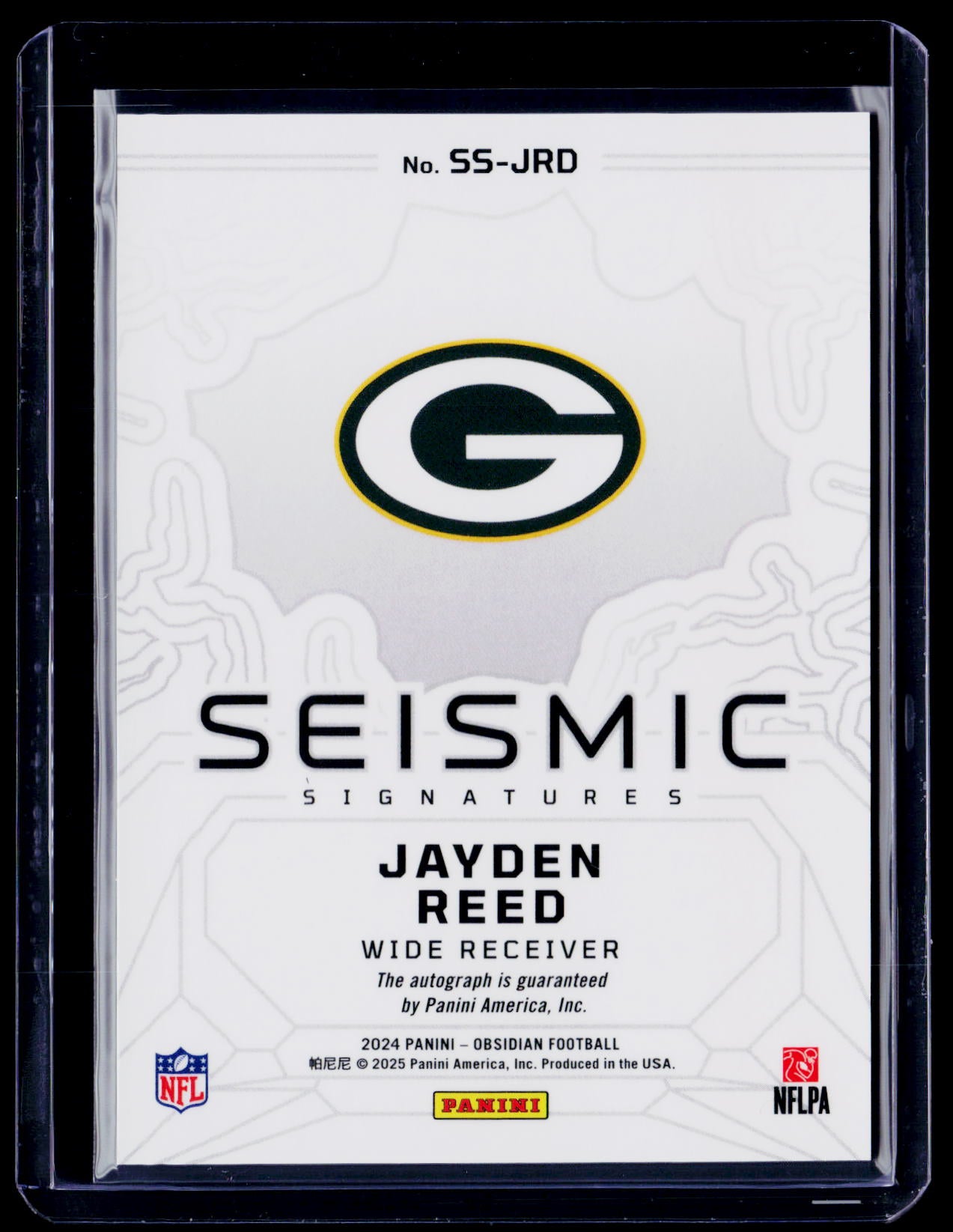 2024 Obsidian Jayden Reed Seismic Auto