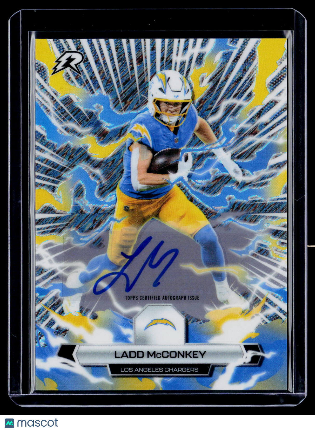 2025 Topps Resurgence Ladd McConkey Silver Static Auto