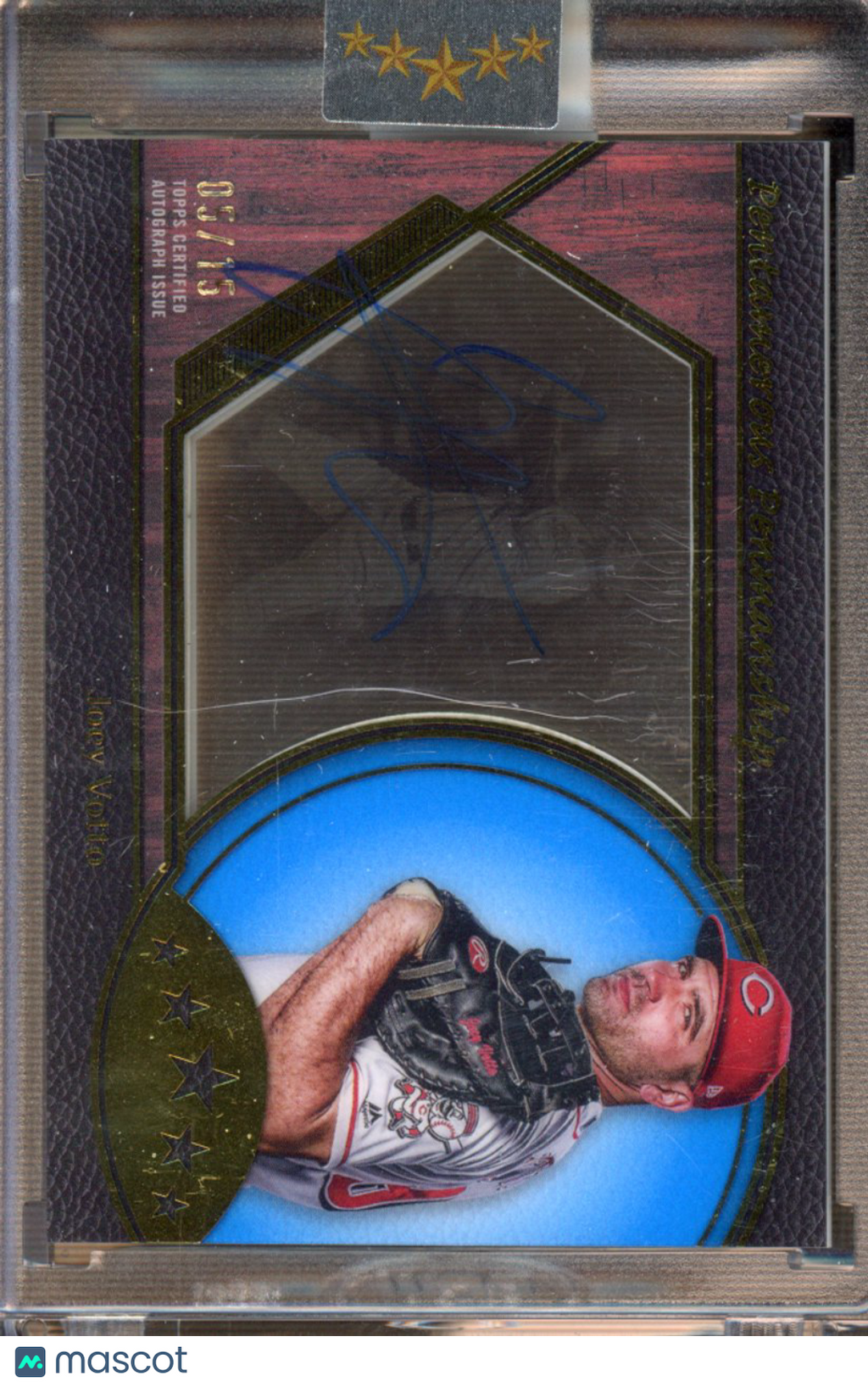 2025 Topps Five Star Joey Votto Pentamerous Penmanship Auto 5/15