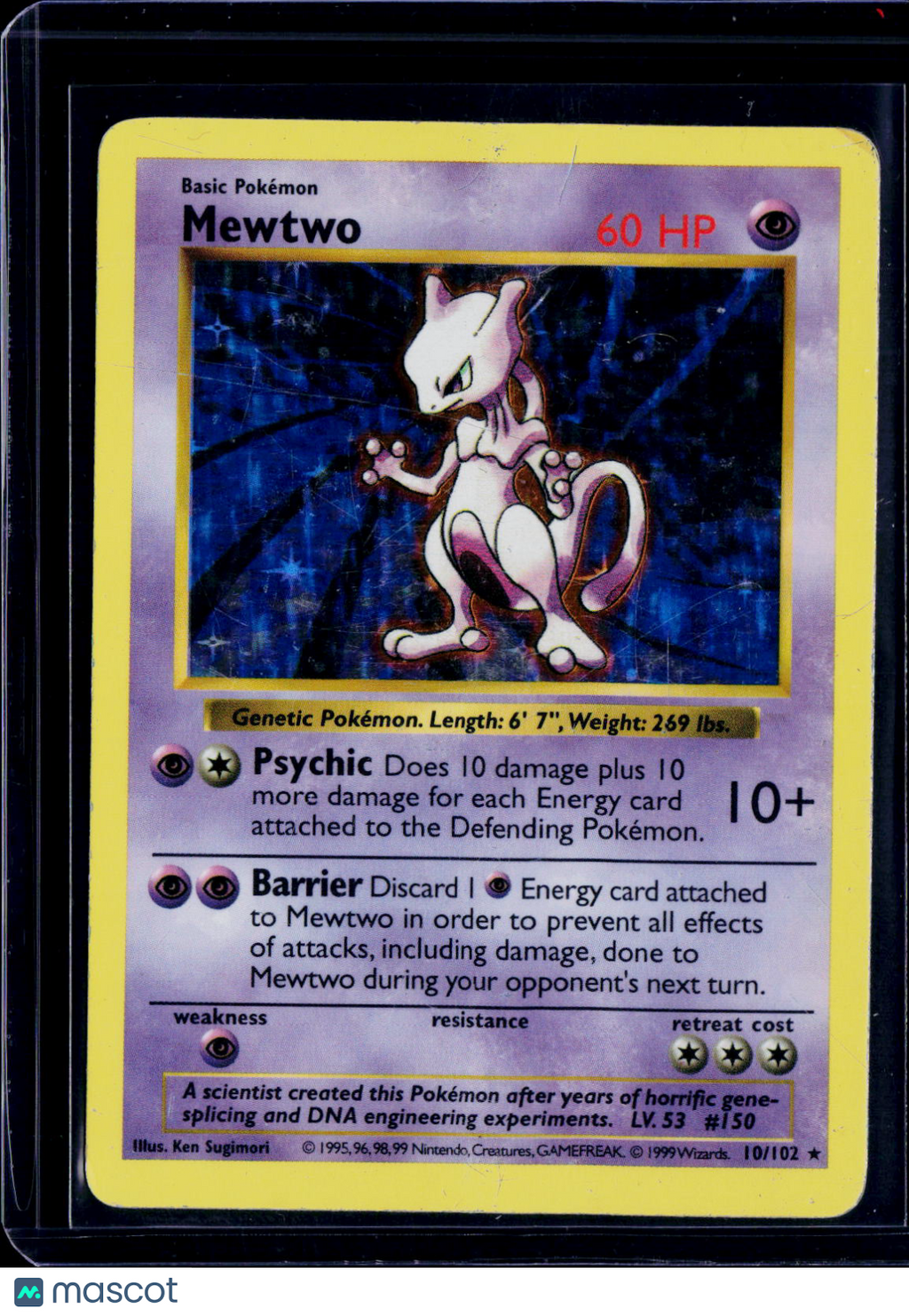 Mewtwo Holo 10/102