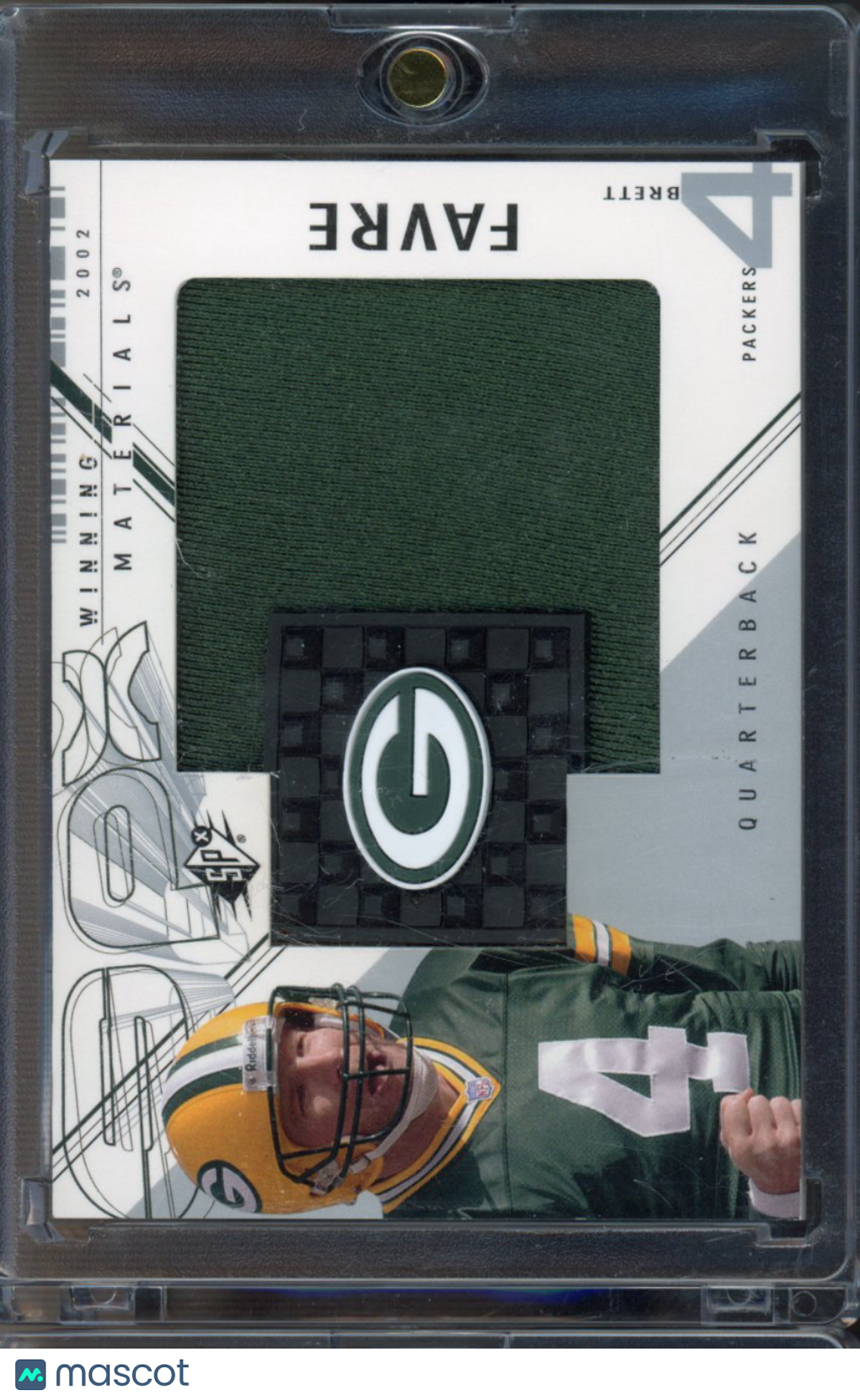 2002 SPx Brett Favre Winning Materials Jersey
