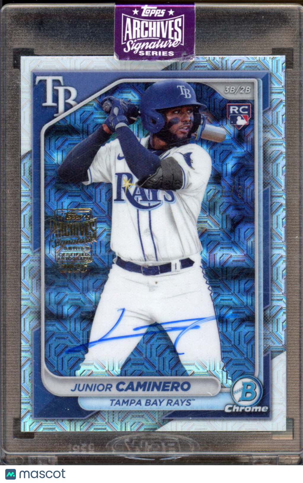 2025 Topps Archives Junior Caminero Mojo Auto 26/30