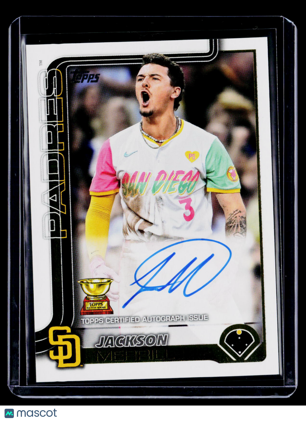 2025 Topps Series 1 Jackson Merrill Real One Auto