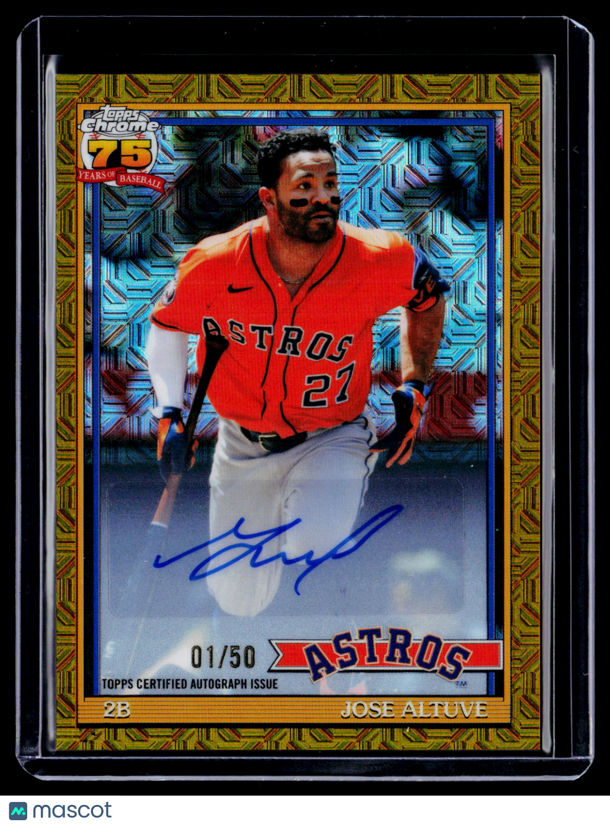 2026 Topps Silver Pack Jose Altuve Gold Auto 1/50