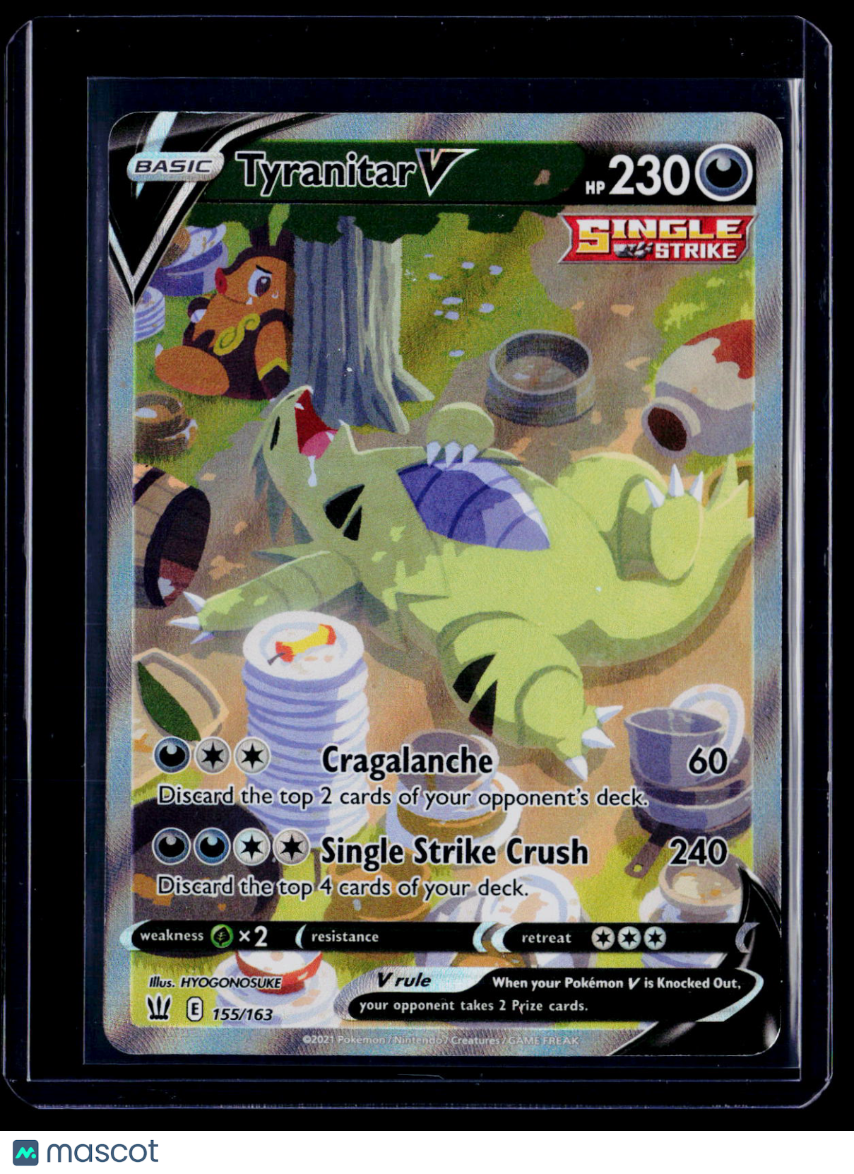 Pokemon Tyranitar V 155 163