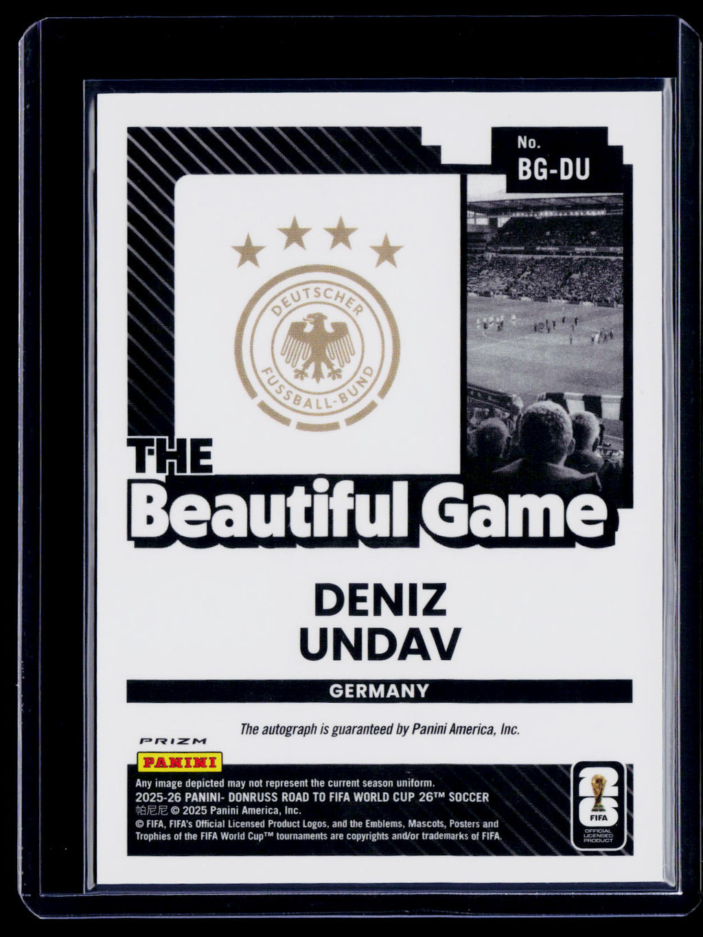 2025-26 Donruss Road To The World Cup Deniz Undav Pink Velocity Auto